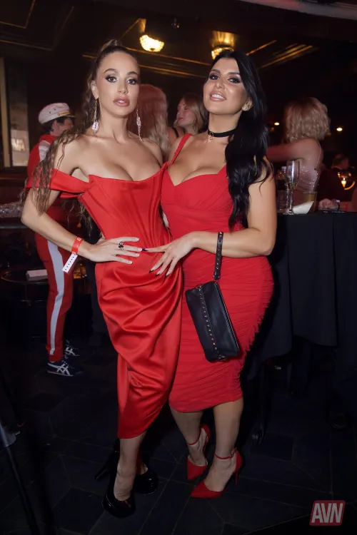 Thumbnail Abigail Mac and Romi Rain: Dynamic Duo in PornstarFashion