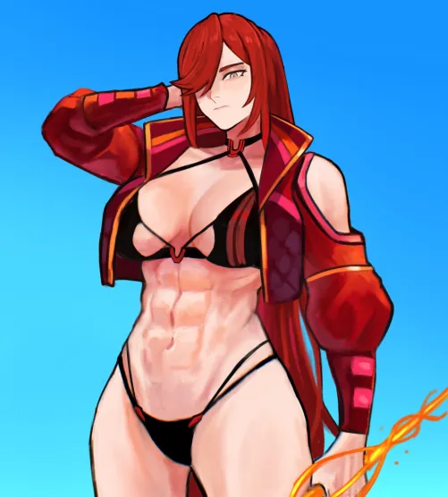 Thumbnail Belinda EC Original Art by Throwawheylmao | fitdrawngirls