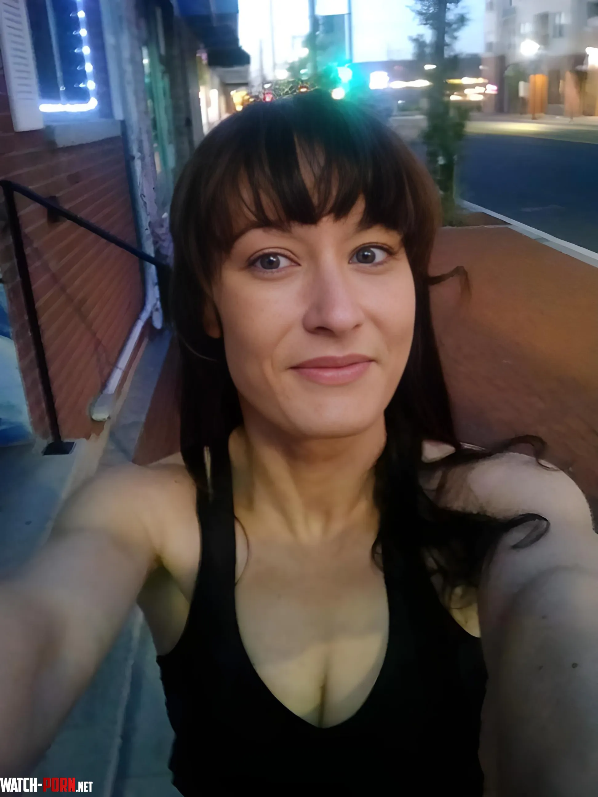 Dusk City Selfies felt cute today by VintagePantyGirls