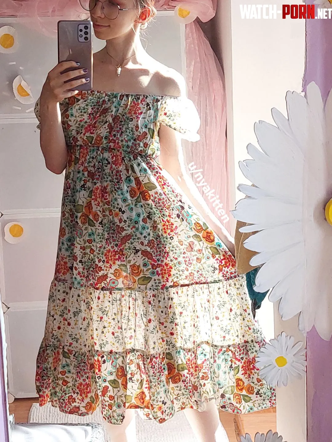 my sundress this morning  OC f  by NyaKitten