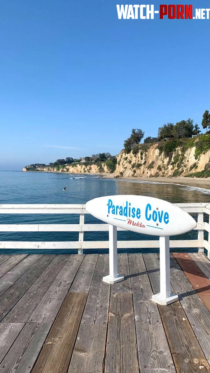 Just look how beautiful the view is Paradise cove malibu  by Dreambiggirll