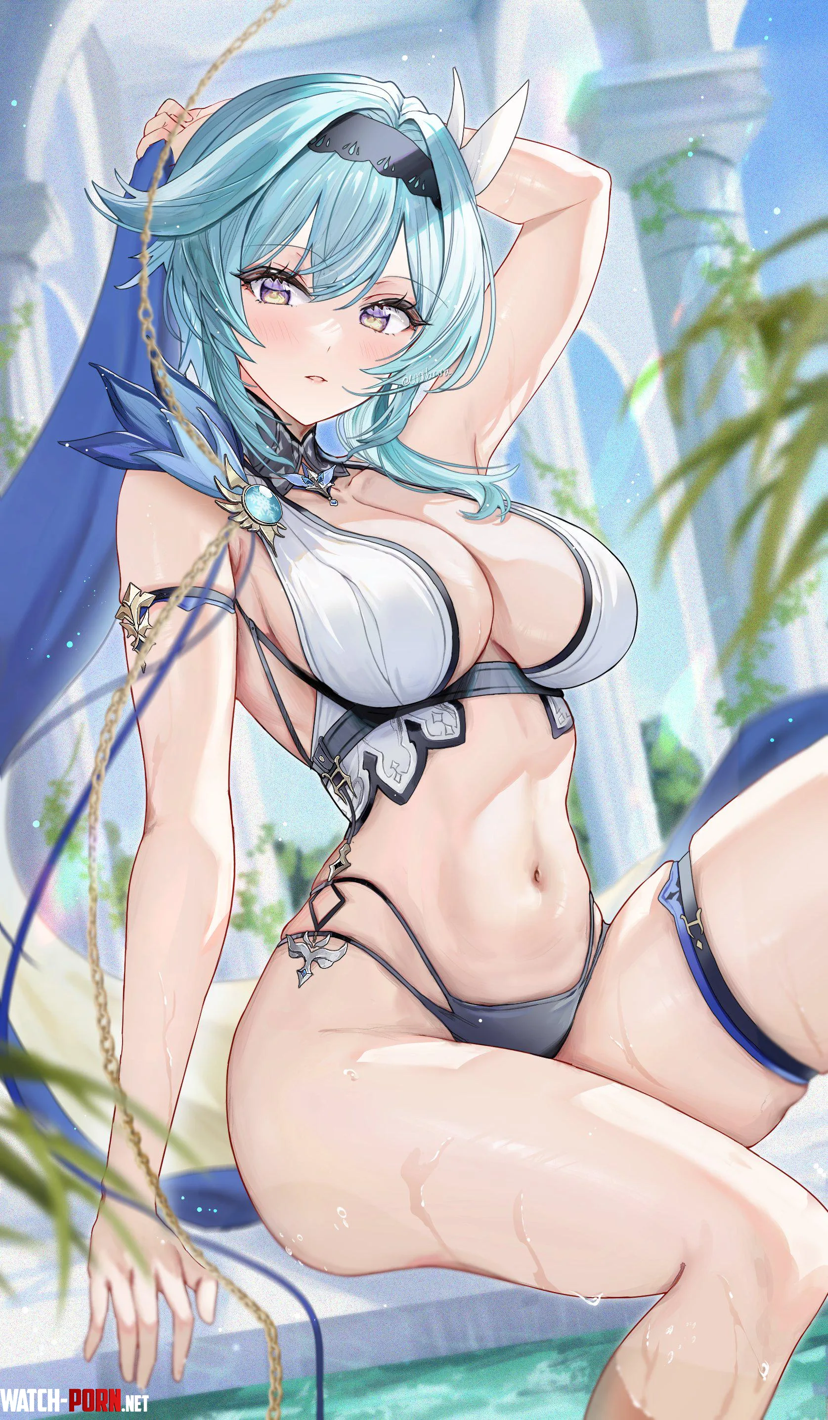 Eula Genshin by konosubak