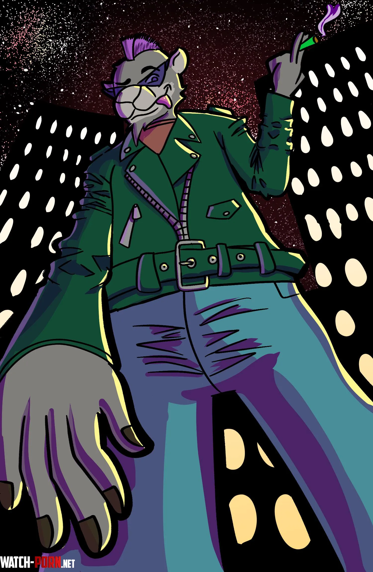 Kicking an idea around His names Smoky Smooth by MyloRolfe