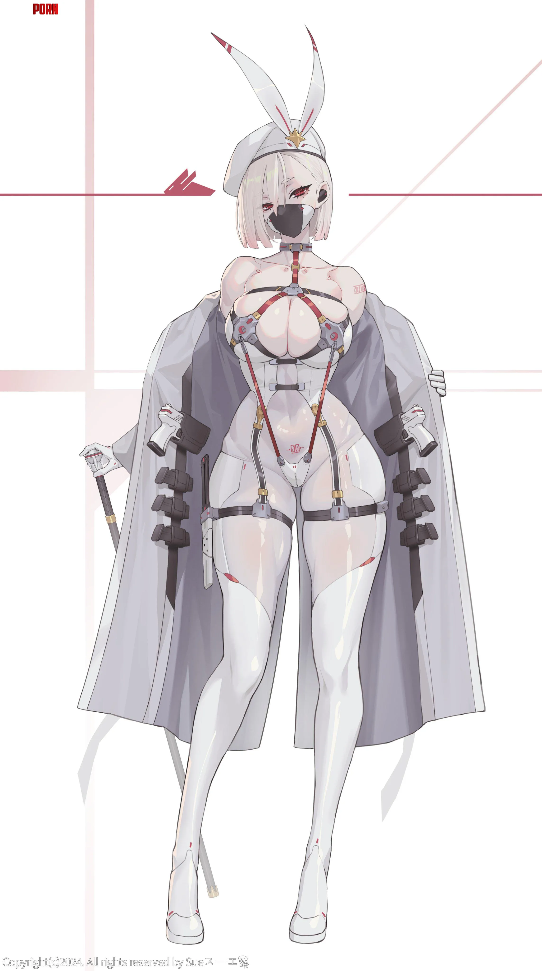 Armed Bunny Girl  by CheetahSperm18