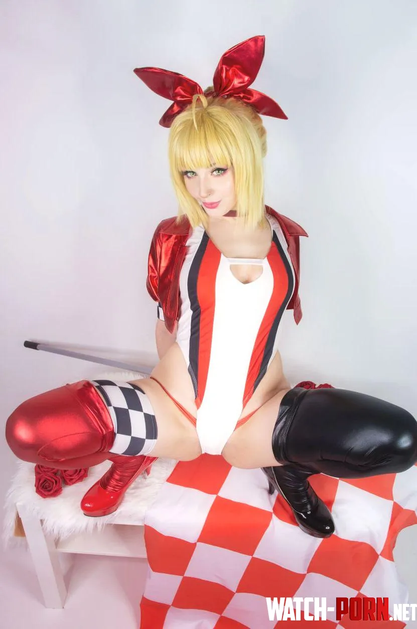 Race Queen Nero cosplay by Shiroktsne from FateGrandOrder by Weird-Doughnut7002