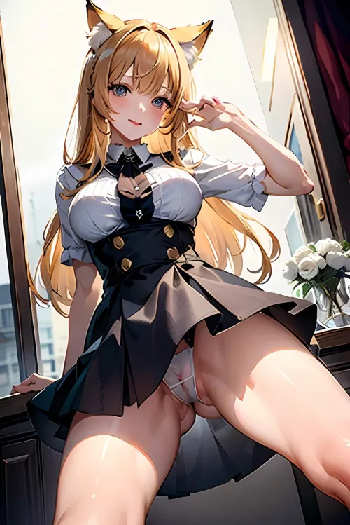 Thumbnail Getting Ready for Position - Pussception's Nekomimi Pose