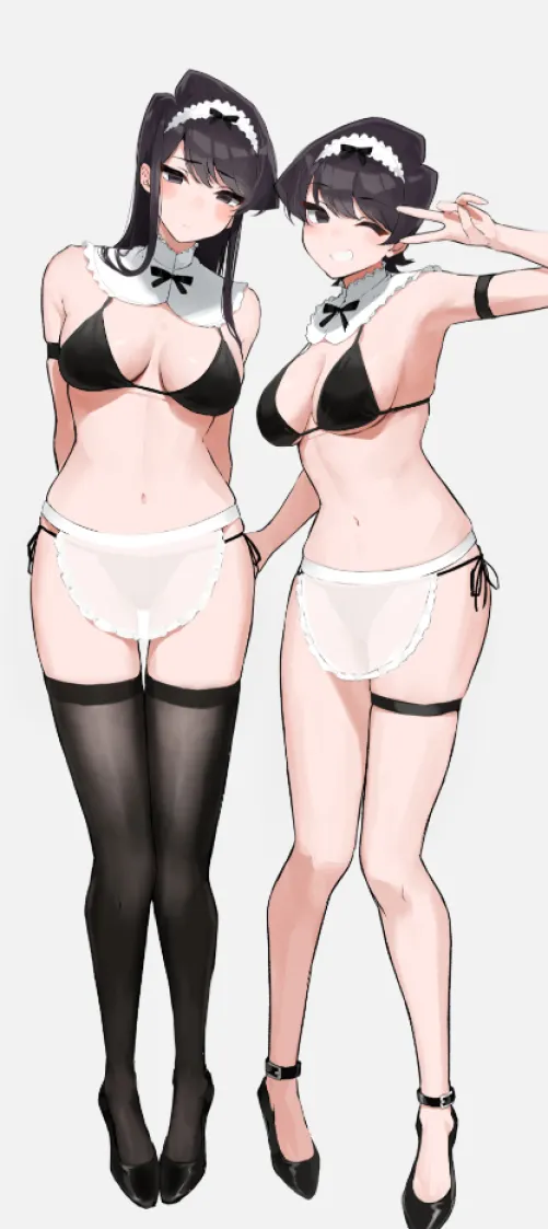 Thumbnail Komi Shouko & Komi Shuuko in Komisan wa Komyushou Desu: Rule34 Wonders by Hilla_Jui
