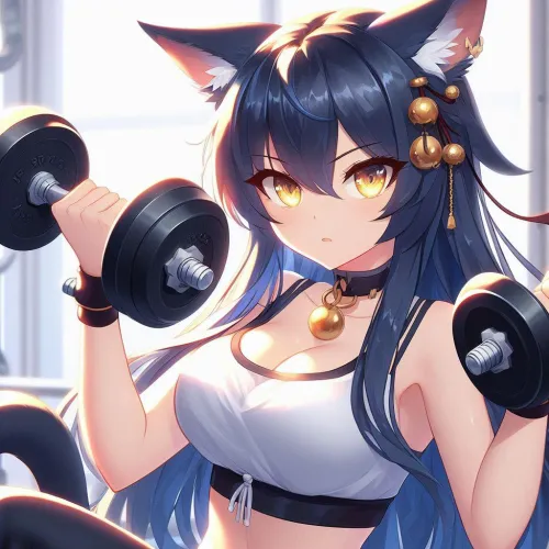 Thumbnail Strength Training for Nekomimi Enthusiasts by Pussception