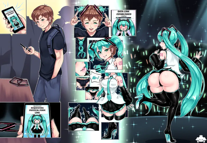 Thumbnail TGTG Hatsune Miku Transformation by Bimbovaporeon | Gendertransformation Enchantment