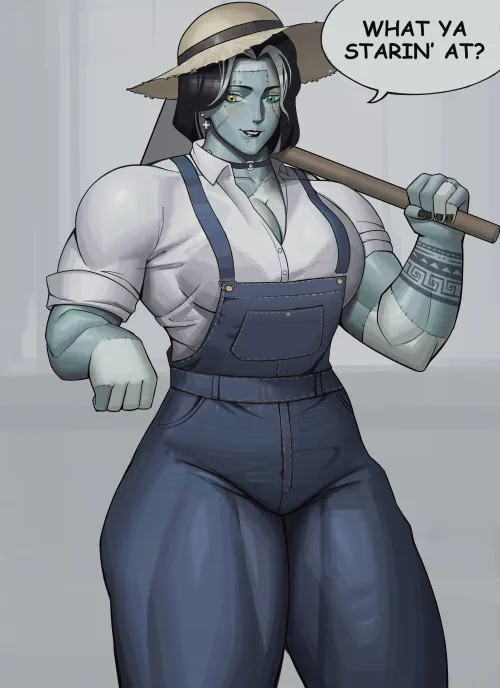 Thumbnail Lady Frankenstein by Bonnydada8 in fitdrawngirls Category
