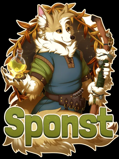 Thumbnail Fox Badge Artistry Showcased by kknk in Furry