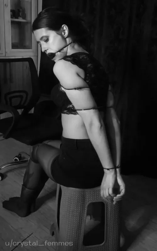 Thumbnail Zip Ties and Socks Gag: Damselsindistress Coverage by crystal_femmes