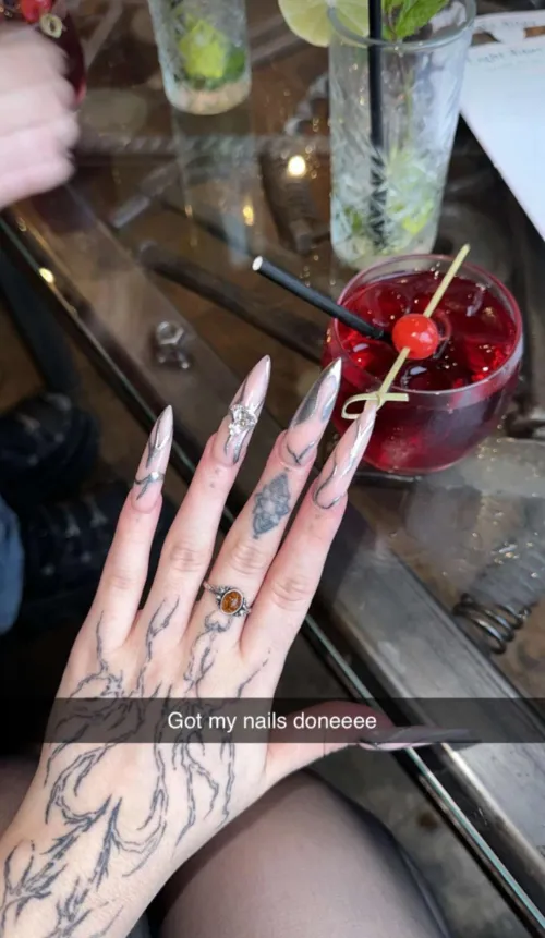 Thumbnail Polycarbontree's Latest Creation - 'New Nails' for Nail Fetish Lovers