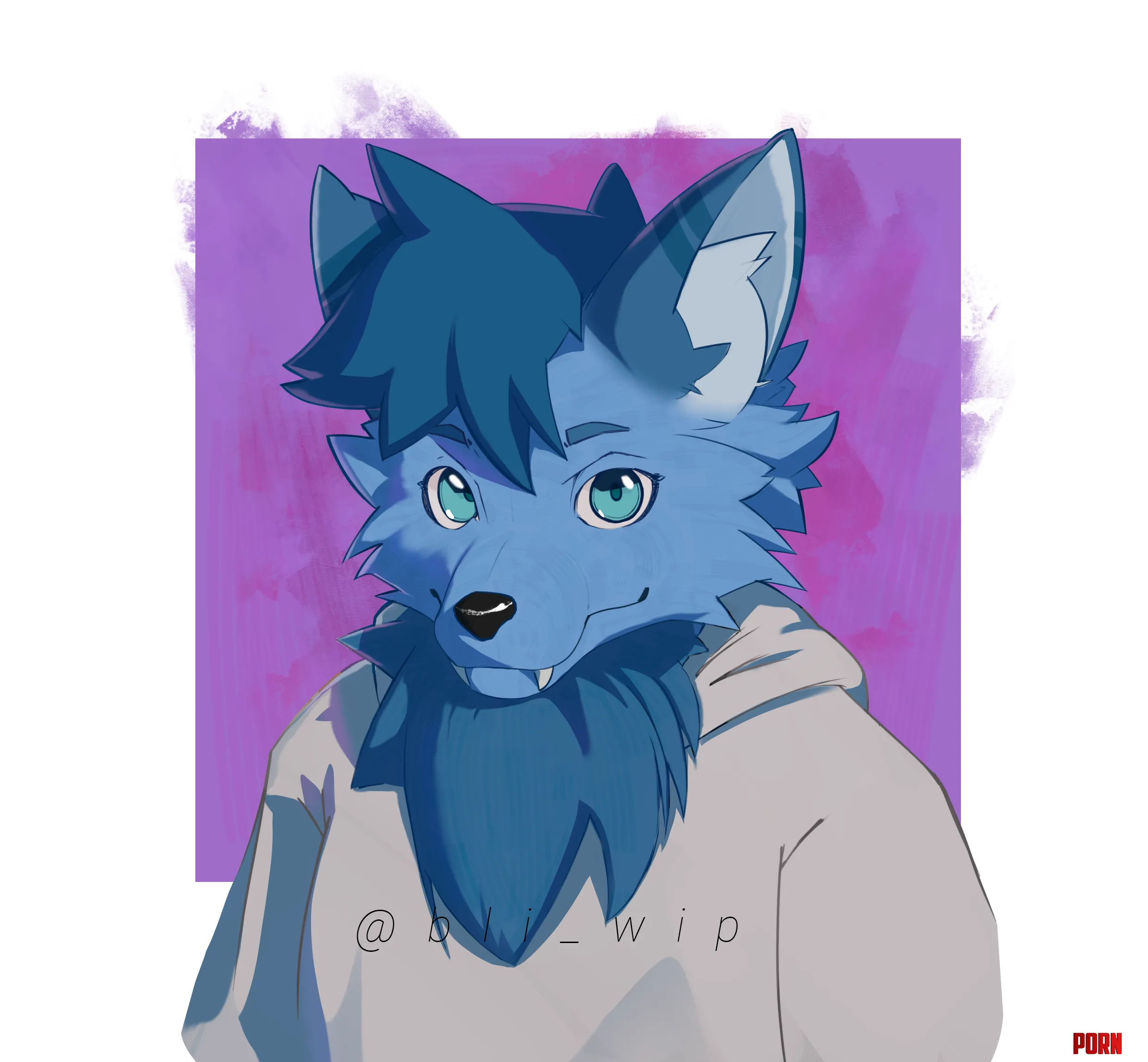 Would you pet their fur Art by me by Bliwi