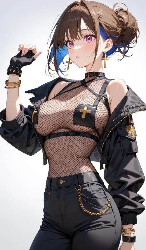 Thumbnail Mesh Bodysuit Fashion Trend - Anime Bodysuits by CheetahSperm18
