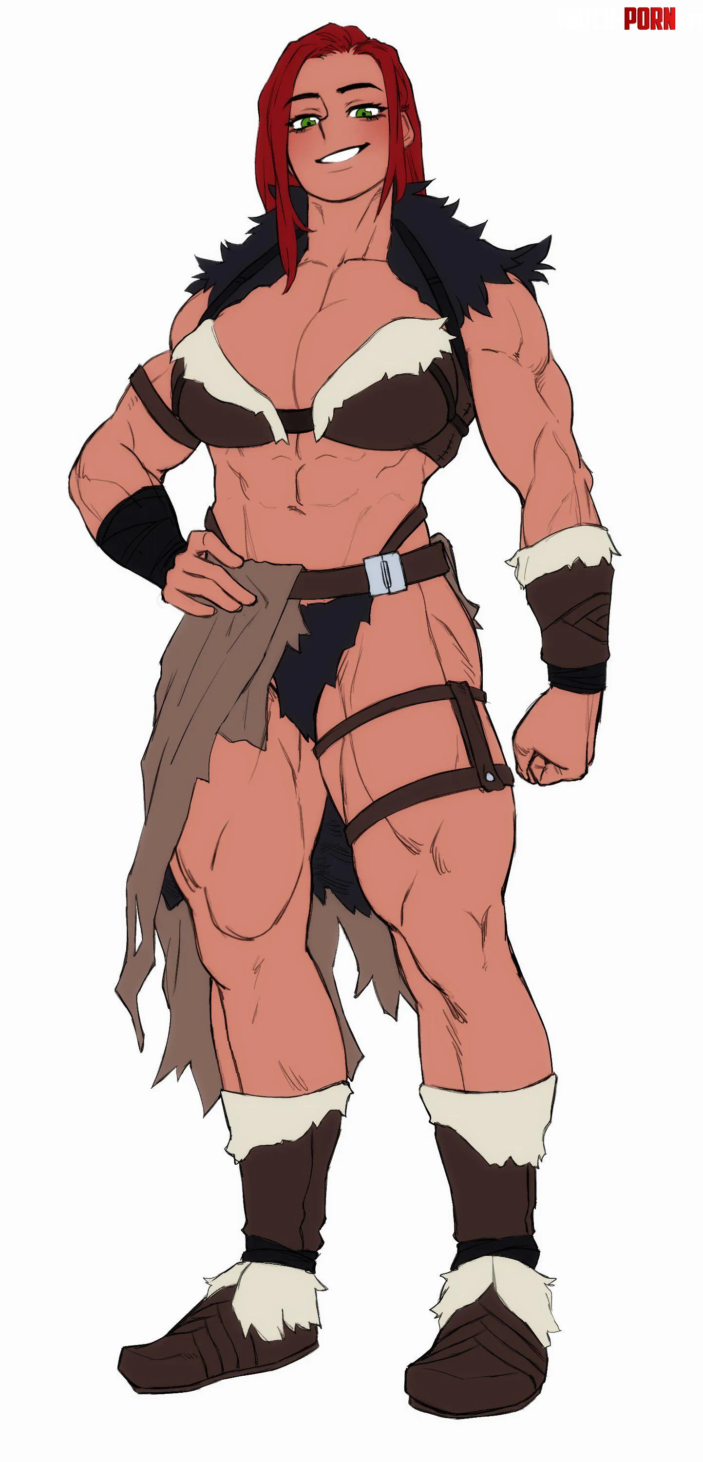 Barbarian Woman Sotchosis by TheTMoneyMan