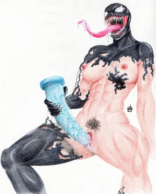 Thumbnail Lady Venom: Artistry by bearbareart