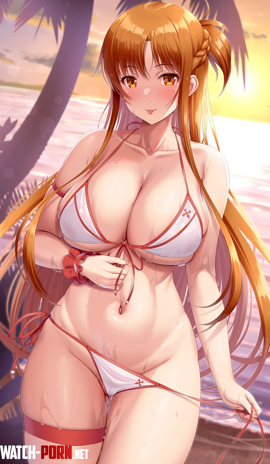 Asuna in bikini by xSaviour_N