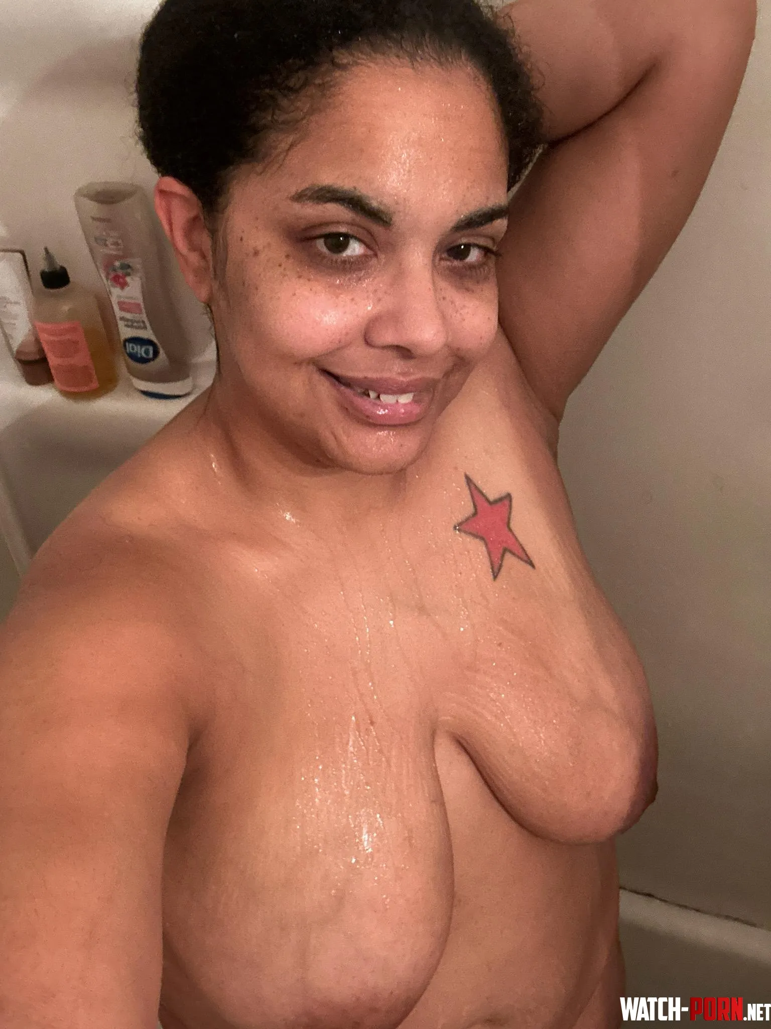 Getting nice and clean Im a good girl  by FreckleFace_420