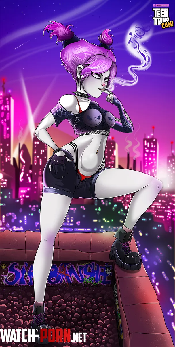 Jinx on roof  SIR BANSHEE by Sir_Banshee