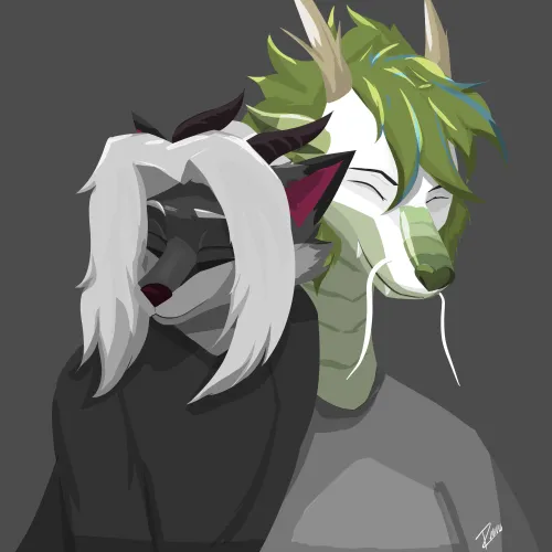 Thumbnail Snuggly Furry Art: Drawn by RennoFox