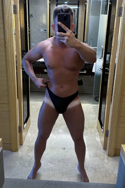 Thumbnail Speedo Time: Dive into Tanline Fashion by Alexandromortias