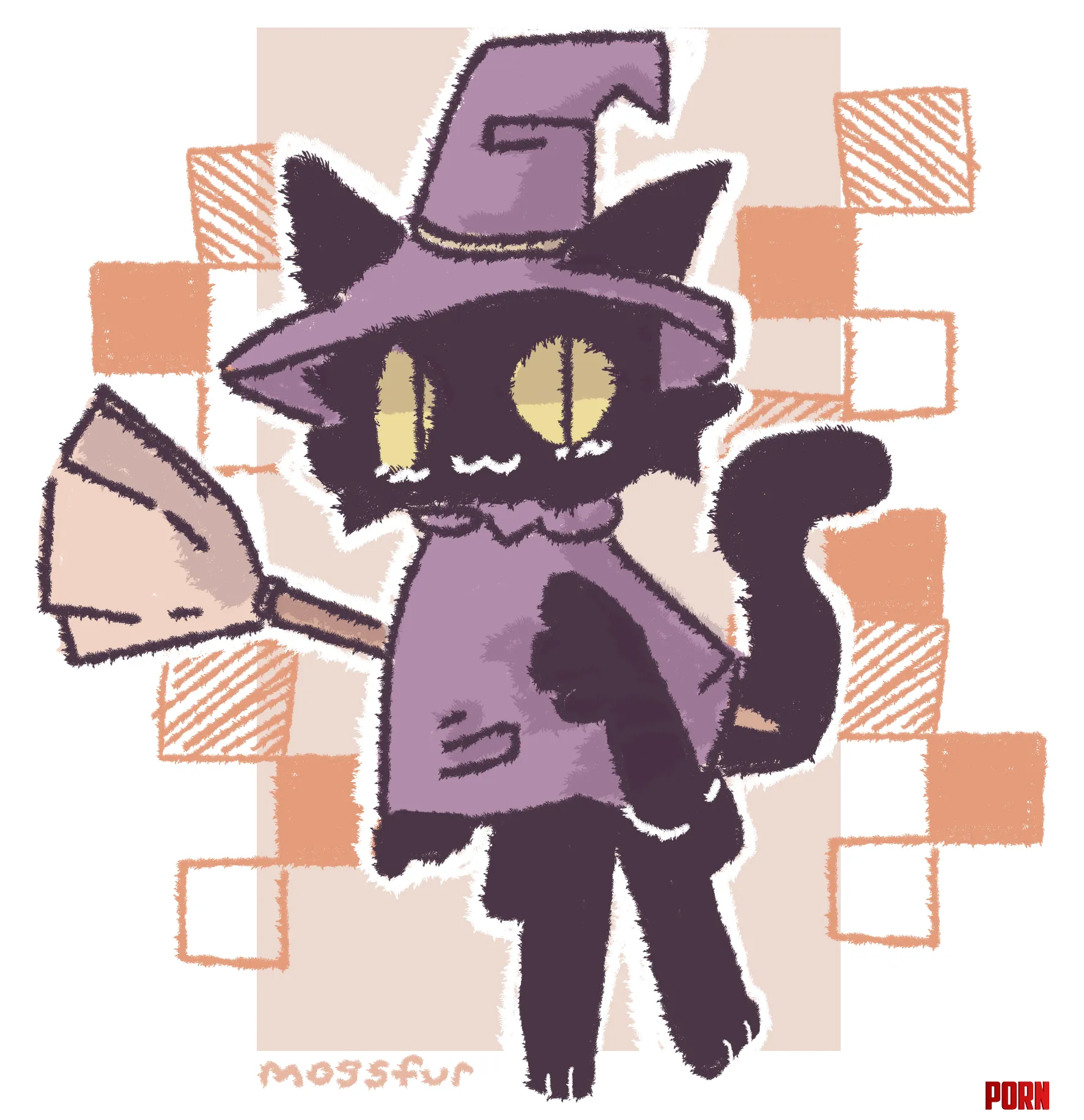 witchpizza oc by KemofureScarlet