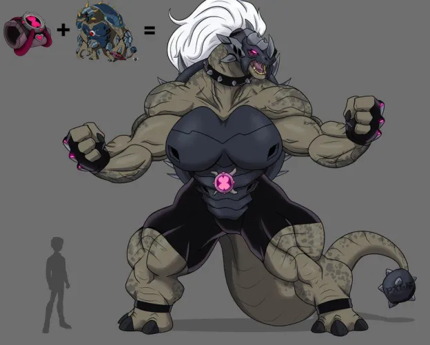 Thumbnail Ultimate Humungousaur PXLR29: Legendary MonsterGirl Delight