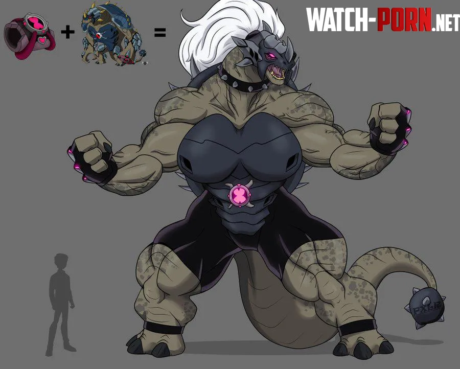 Ultimate Humungousaur PXLR29 by Kroenen19