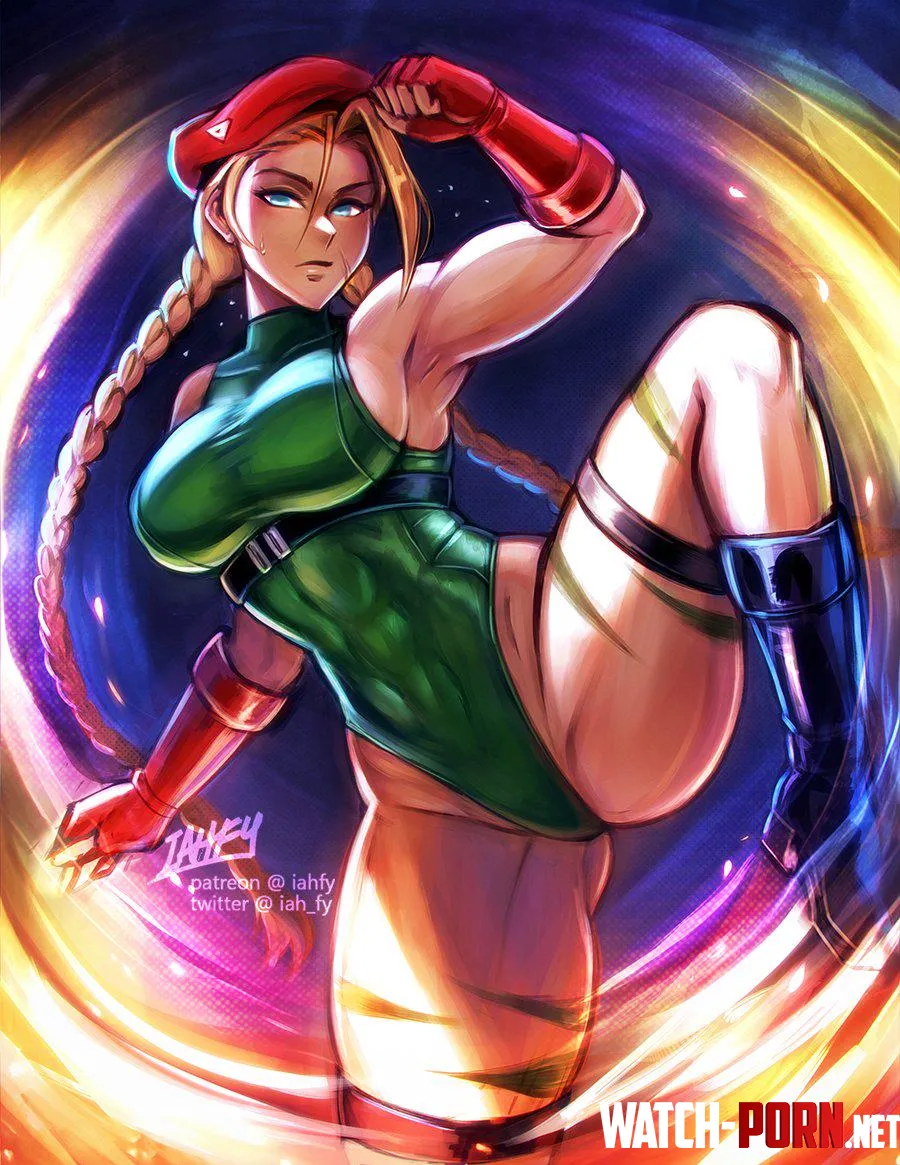 Cammy with her legs up by LafterMastr