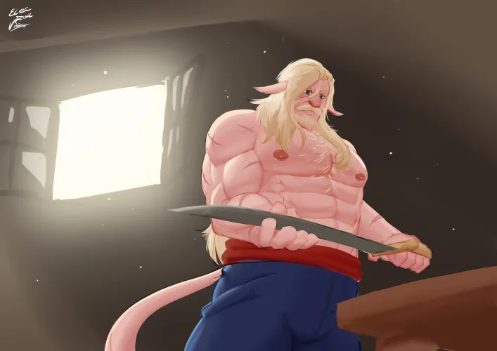 Thumbnail ElecRailVic Showcases Varo Art in BaraManga - Artfight Creation