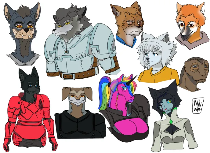 Thumbnail Cool Character Portraits by Wilsonnera