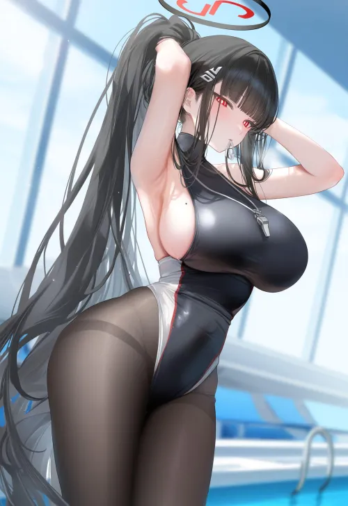 Thumbnail Rio Tsukatsuki Blue Archive Outfit by CheetahSperm18 | Animebodysuits Archive Fashion
