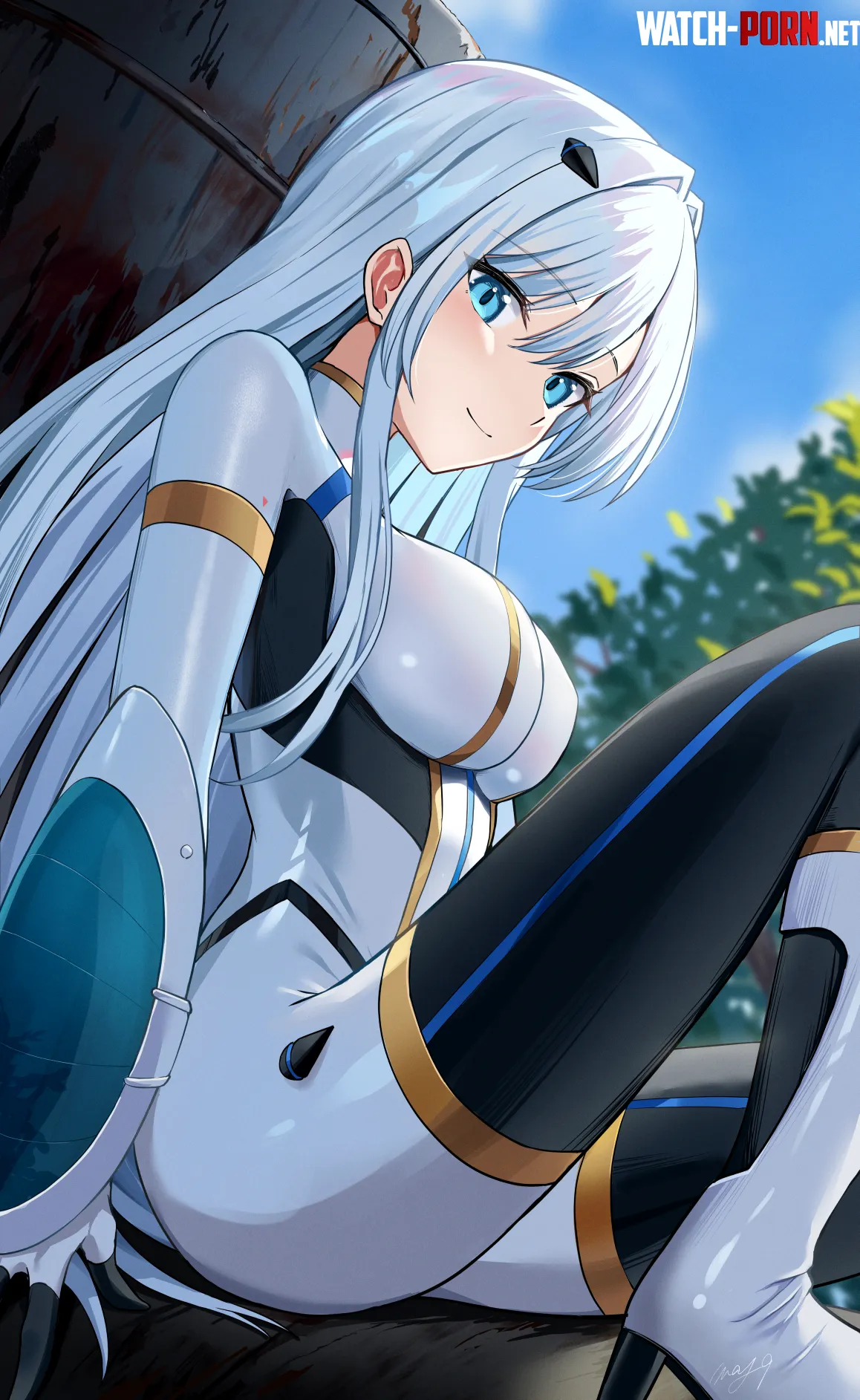 Silver Mecha Pilot  by CheetahSperm18
