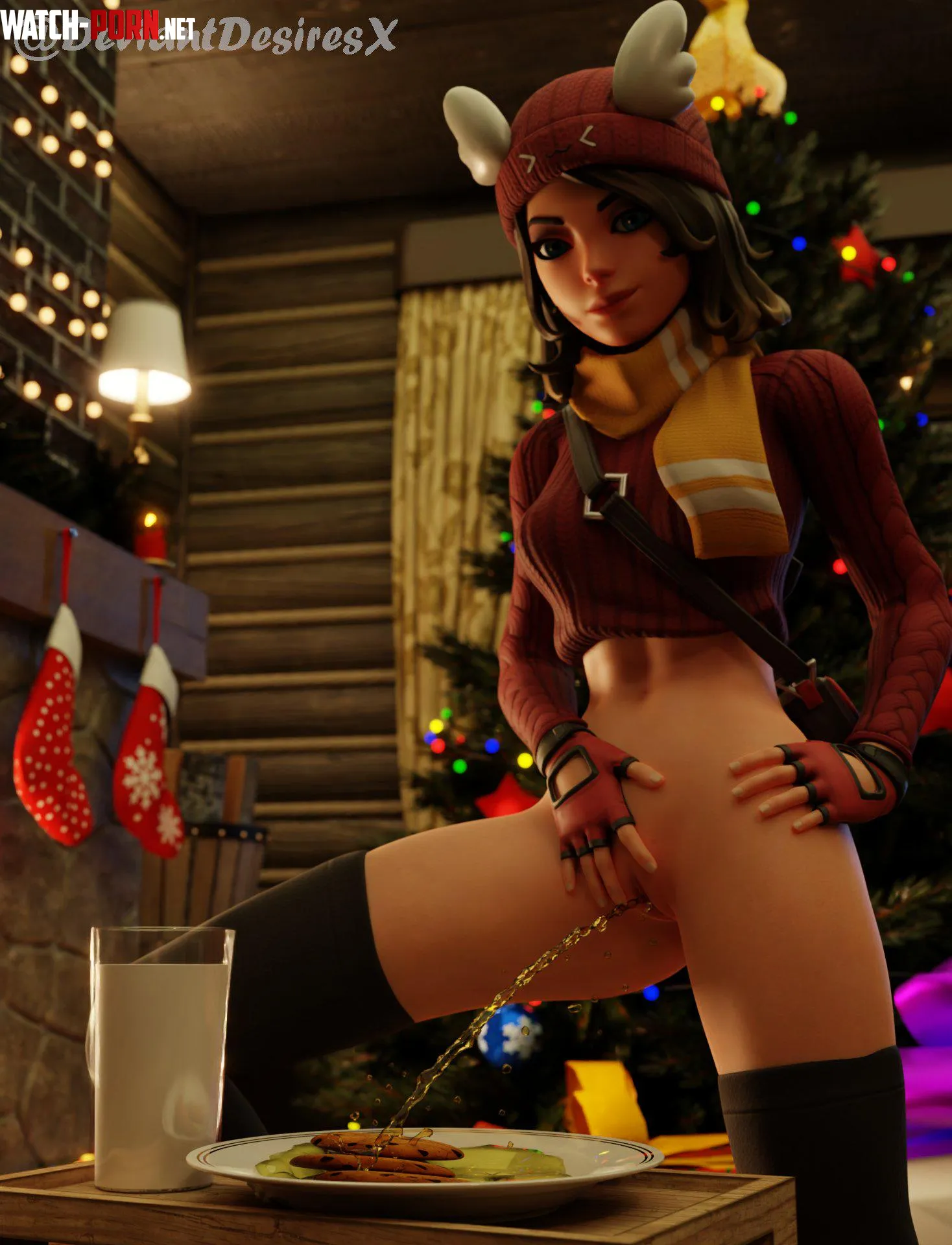 Skye adding some finishing touches to the Christmas cookies by throwawayporn94
