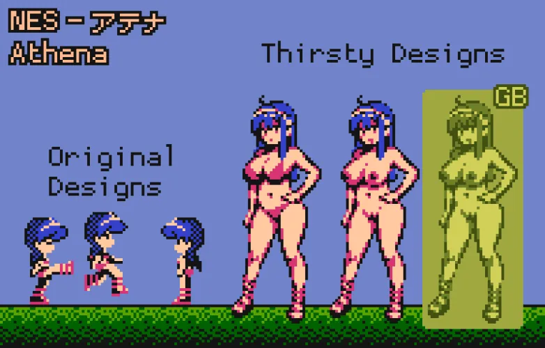Thumbnail Artistic Wonder: Athena in Pixel Art NSFW by tavuntu