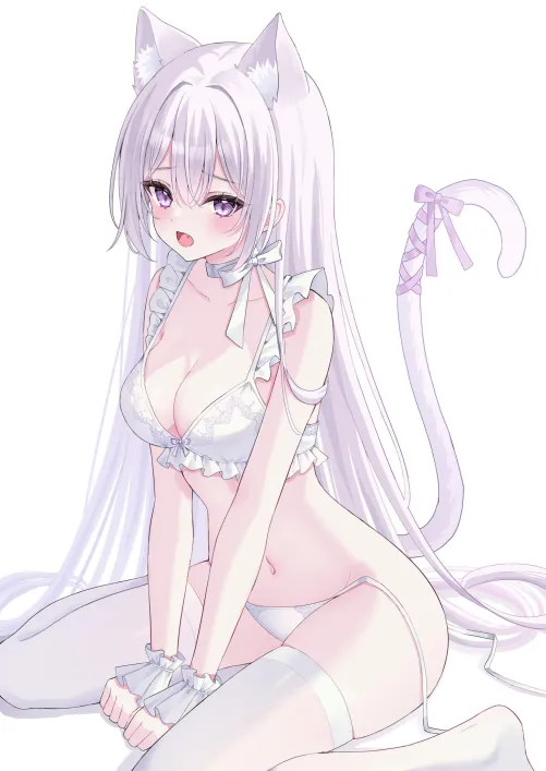 Thumbnail Cute Neko with Untied Panties: Discover the Playful Side by marxsander2016