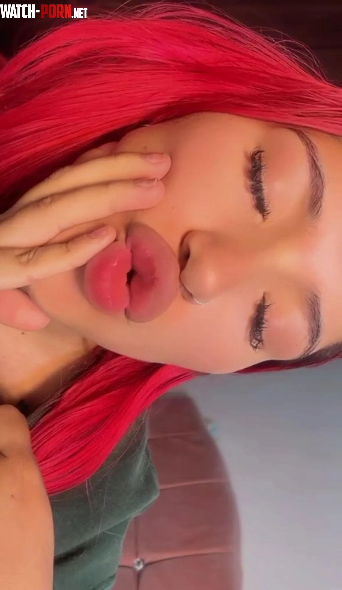 Kiss my juicy lips or if you have any other idea ill take it by Annie_copper_101