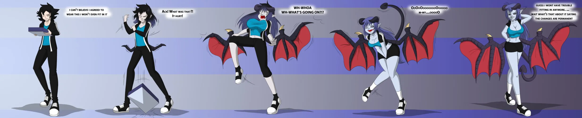 Thumbnail Succubus Transformation Sequence by TFSubmissions | Gender Transformation