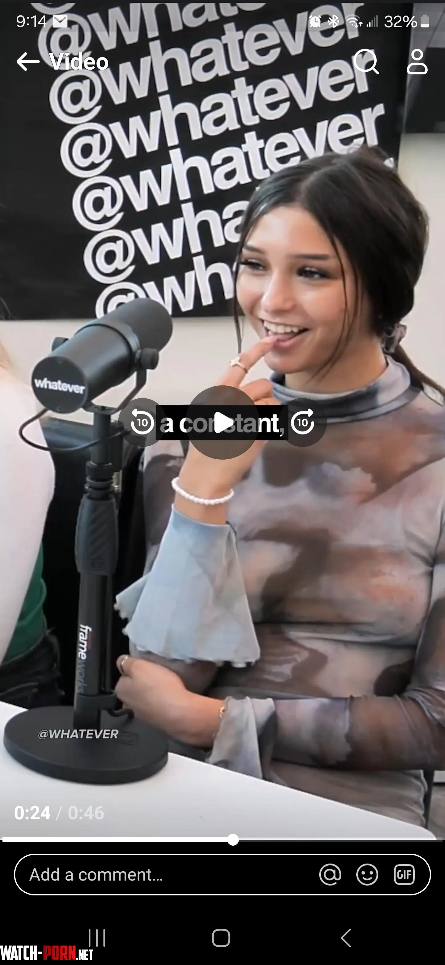 Any idea She was on the whatever podcast by Cotrell123321