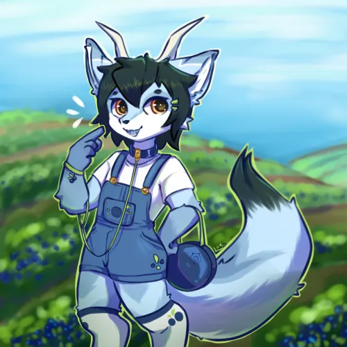 Thumbnail Blueberry Outfit Creativity in Furry by L0g00