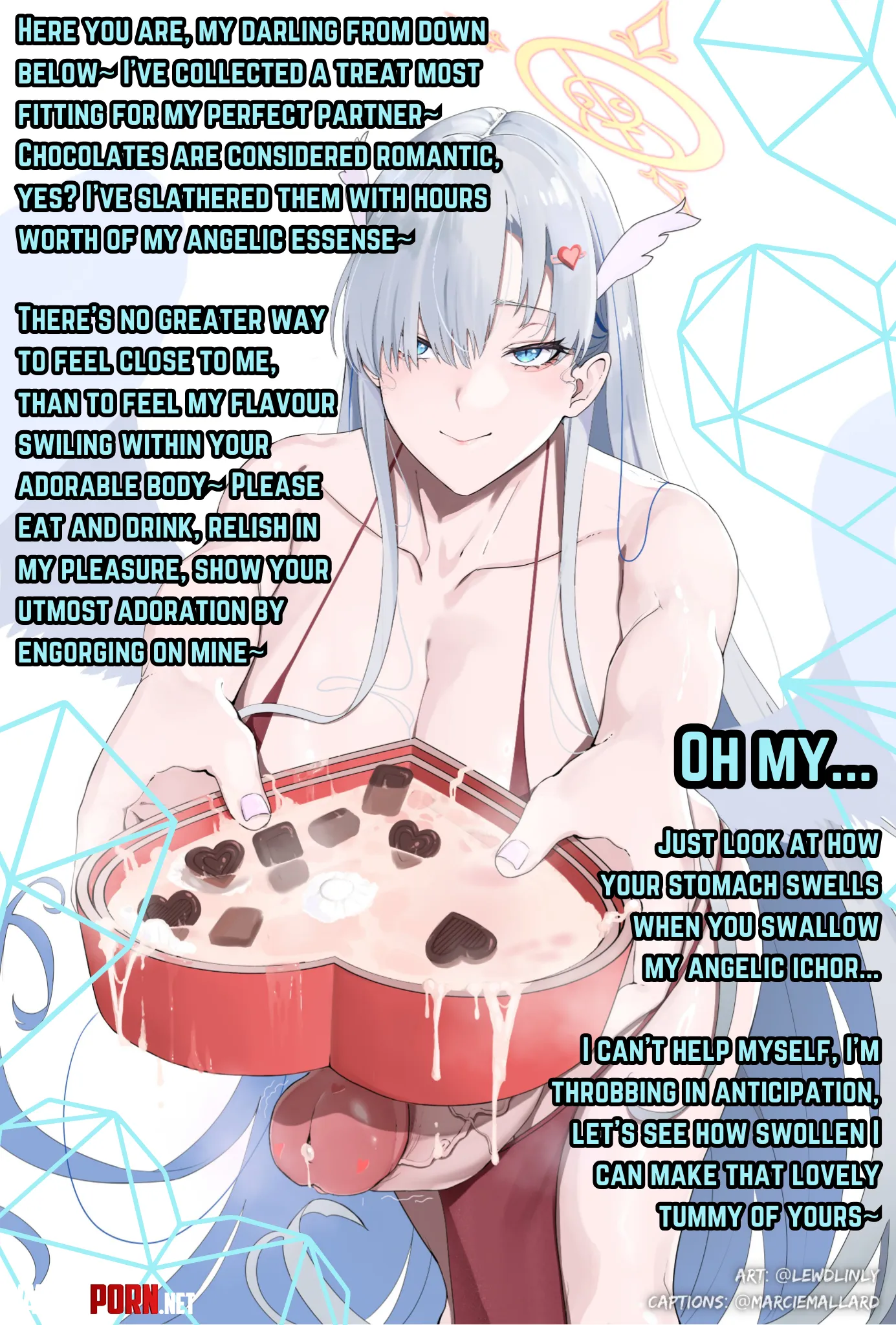 Angelic spoils Futanari POV Loving CEI Gokkun Credits in Caption by MarcieMallard