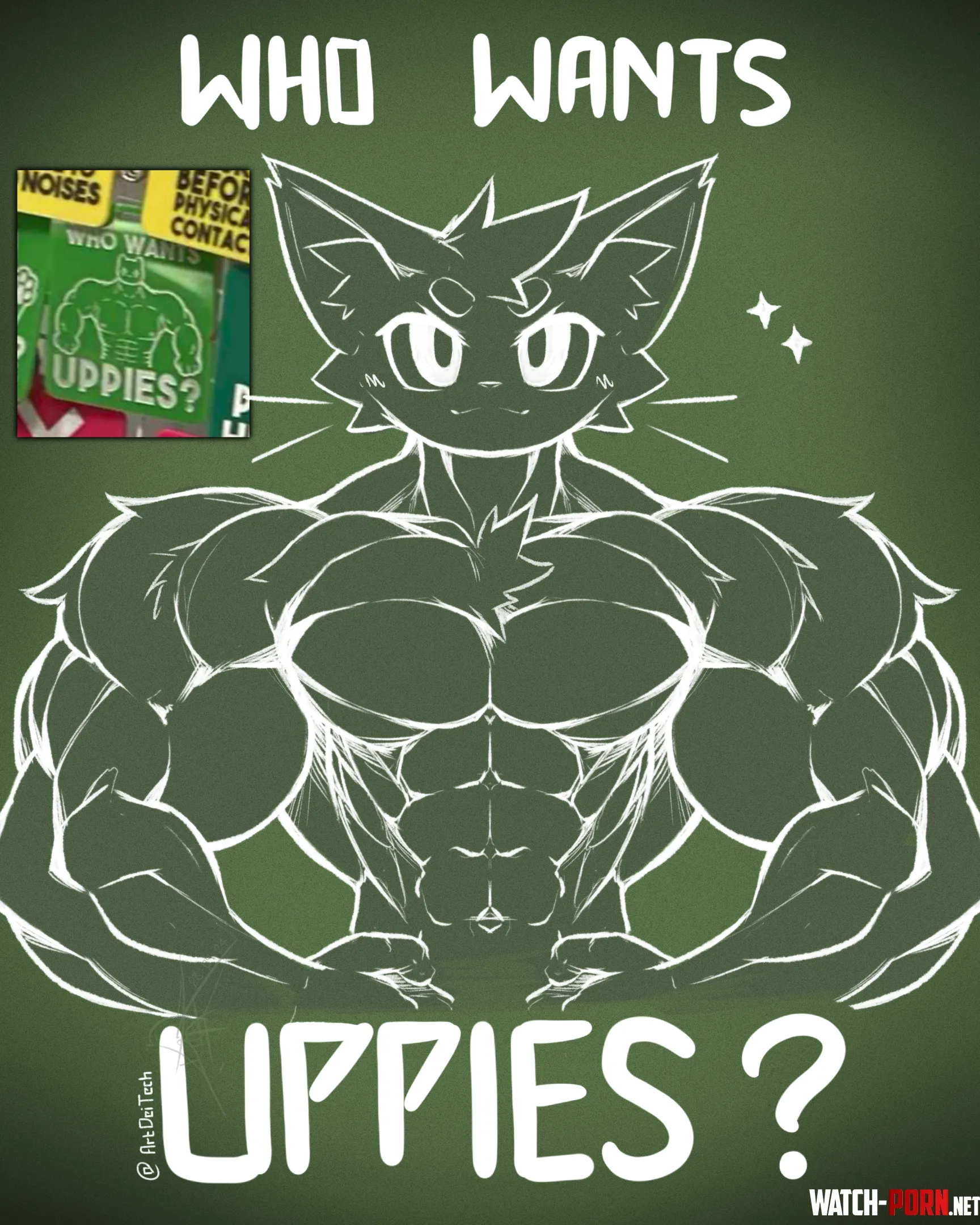 that one furcon consent badge drawn by me by Art_Dei_Tech