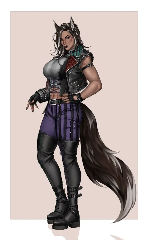 Thumbnail Ganzabara Art by htrewwww in fitdrawngirls Category