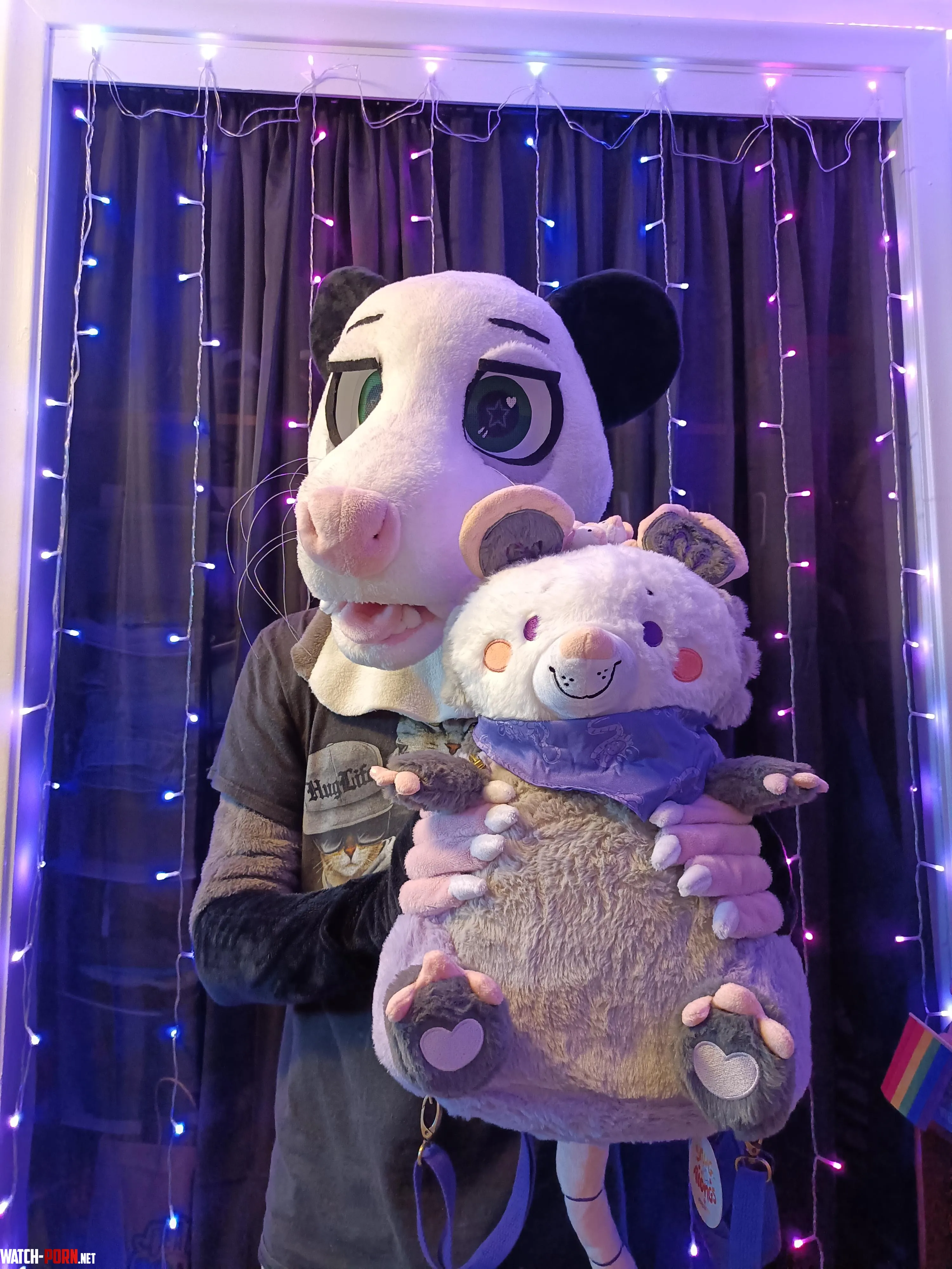 Opossum backpack I got recently   by idkdudejustkillme