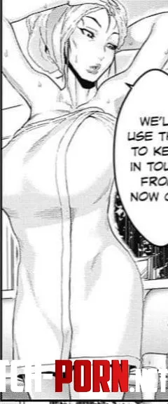 LF Mono Source Wel use t to ke in tou fro now Well use that to keep in touch from now 1girl 1other armpits arms up large breasts looking back mature femalemilf naked towel parted lips sitting standing towel on head by HentaiSource_Archive