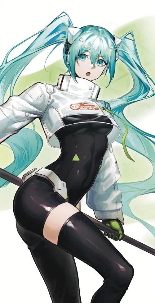 Thumbnail Racing Miku Vocaloid Anime Bodysuit by CheetahSperm18