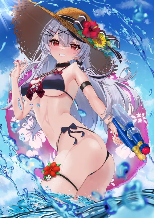 Thumbnail Chloe Hololive: Beachside Beauty by konosubak