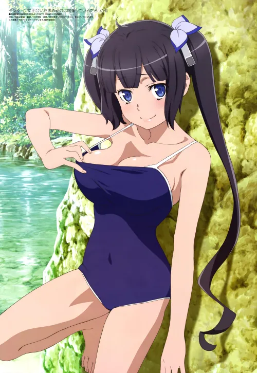 Thumbnail Hestia's Seduction: Jungle Encounters in Swimsuit Hentai