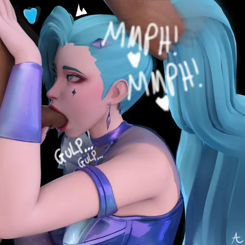 Thumbnail Seraphine BJ by alternator218 - Rule34LoL Art Preview